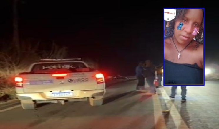Mulher � atropelada e morta por carreta na MT-170