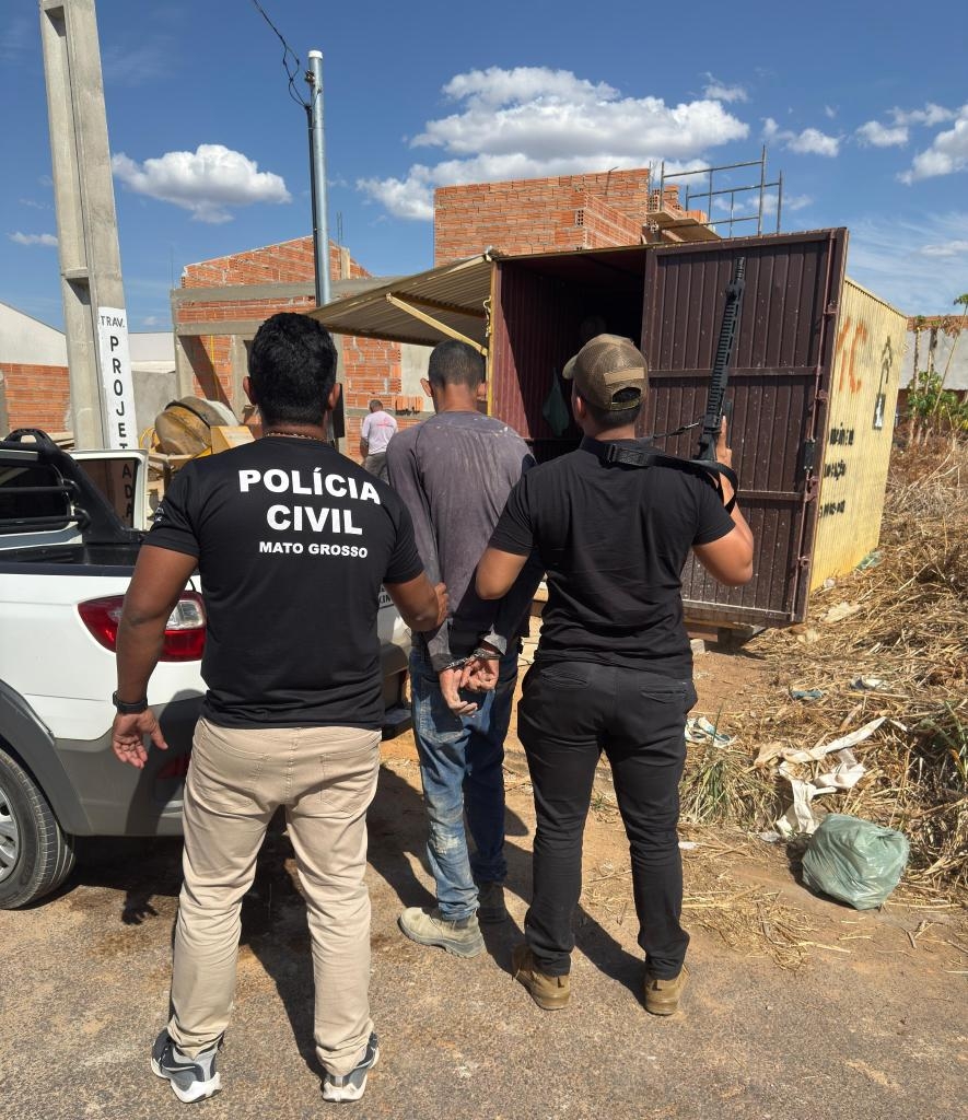 A��o conjunta da Pol�cia Civil prende foragido ligado � fac��o criminosa