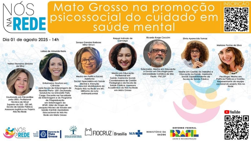 Escola de Sa�de P�blica debate sa�de mental entre profissionais da sa�de do SUS em MT