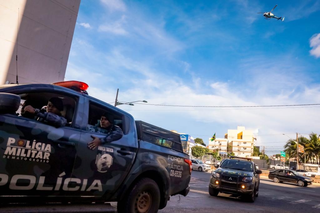 Governo envia refor�o policial a Brasnorte; for�as de seguran�a fazem cerco a criminosos