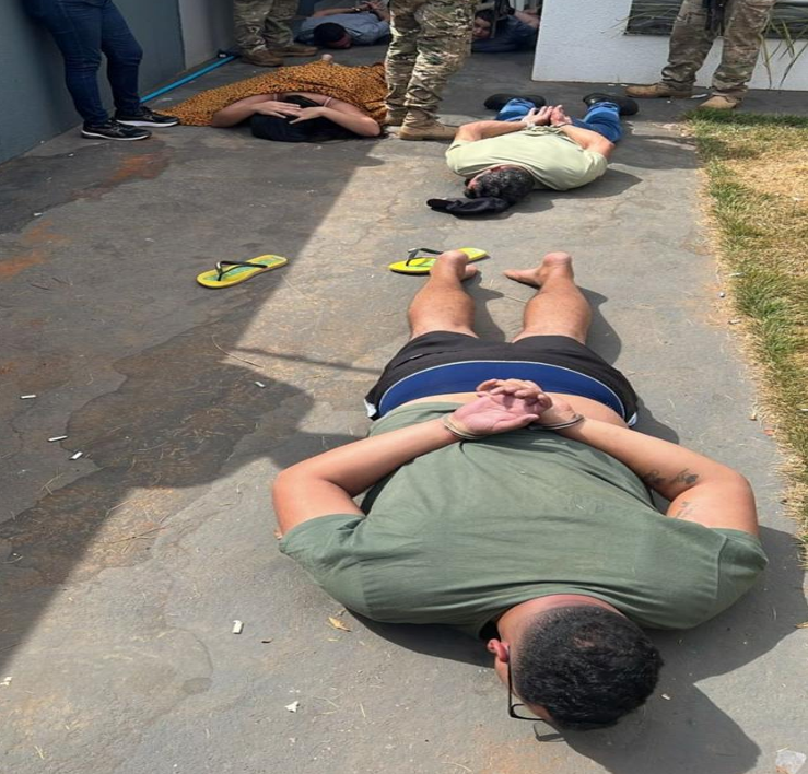 For�as de seguran�a prendem quadrilha que assaltou banco em Brasnorte