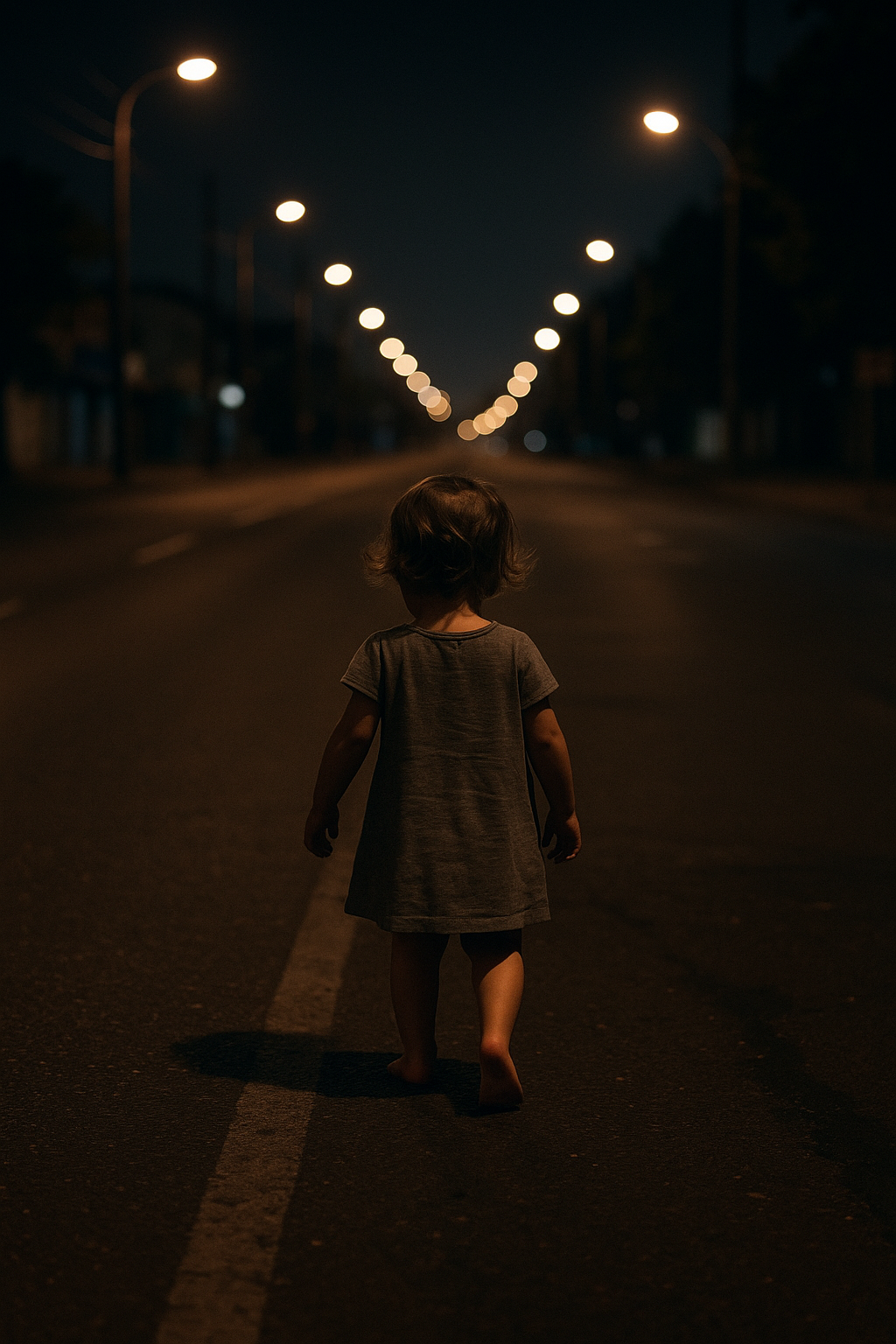 Menina de 2 anos � encontrada sozinha durante a madrugada em avenida de Primavera do Leste