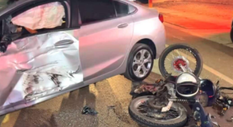 Motociclista morre ap�s colis�o com carro em Sinop
