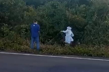 Pol�cia acha corpo de jovem dentro de mala em rodovia de MT