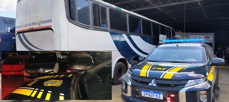 PRF intercepta transporte clandestino e recupera ve�culo furtado em a��es distintas em MT