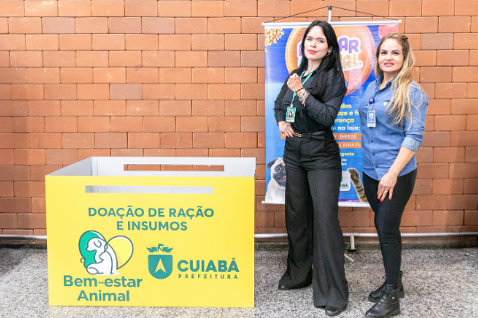 Ao solidria arrecada produtos para animais resgatados em Cuiab no ms de agosto