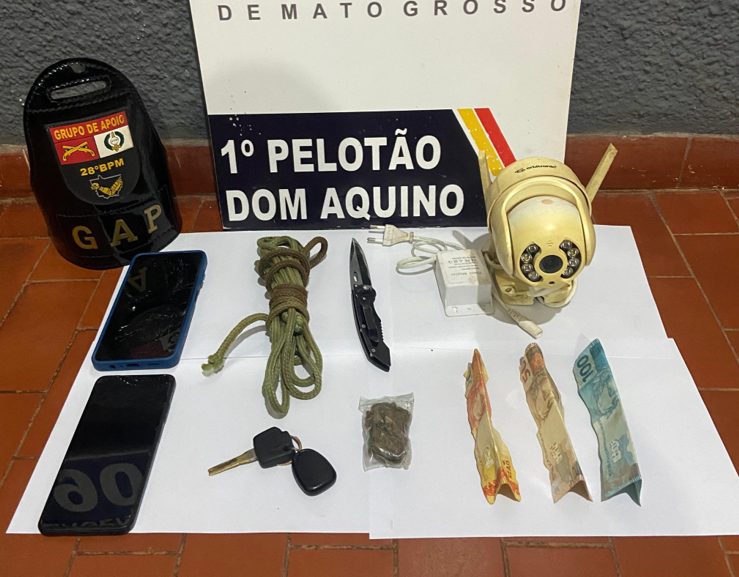 Tr�s integrantes de fac��o s�o detidos por tr�fico e dire��o perigosa em Dom Aquino