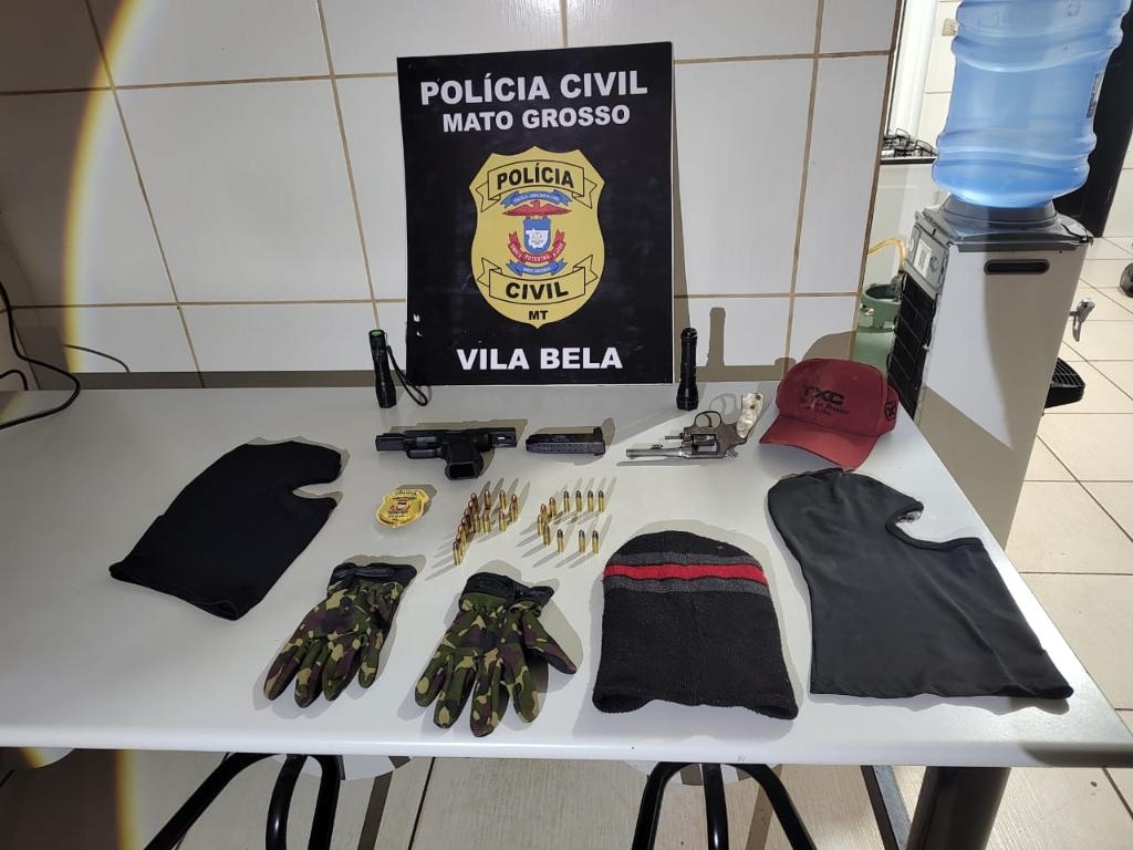 Pol�cia Civil prende suspeito e evita homic�dio em Vila Bela da Sant�ssima Trindade