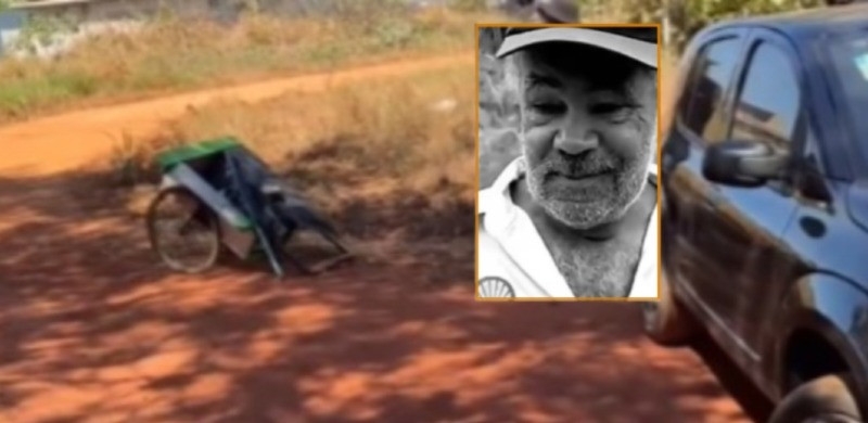Idoso morre aps ser atropelado enquanto empurrava carrinho de mo em Juna