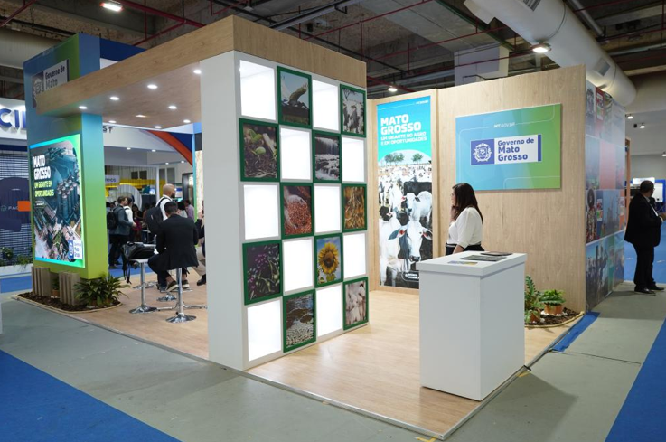 Governo destaca pot�ncia da produ��o mato-grossense em feira de neg�cios com 80 pa�ses