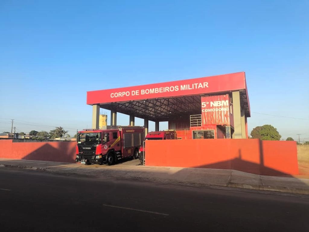 Corpo de Bombeiros inaugura nova unidade em Comodoro nesta segunda-feira (18)