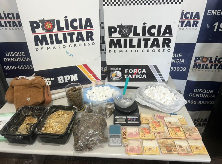 Pol�cia prende jovem de 20 anos por tr�fico de drogas em C�ceres