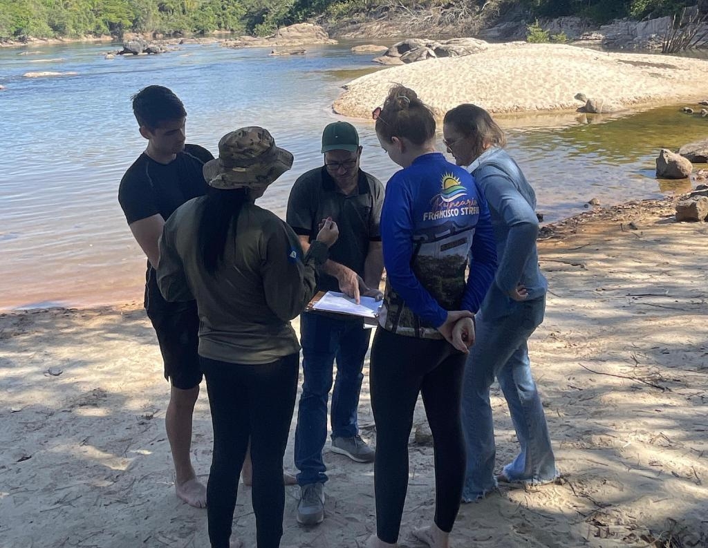 Sema e parceiros coletam amostras na regi�o do Teles Pires e Alto Paraguai em agosto para an�lise de balneabilidade