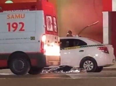 Taxista morre aps mal sbito em avenida movimentada de Cuiab