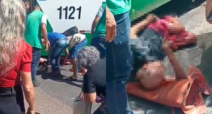 Idoso atropelado por �nibus no terminal do CPA I, morre ap�s um m�s internado