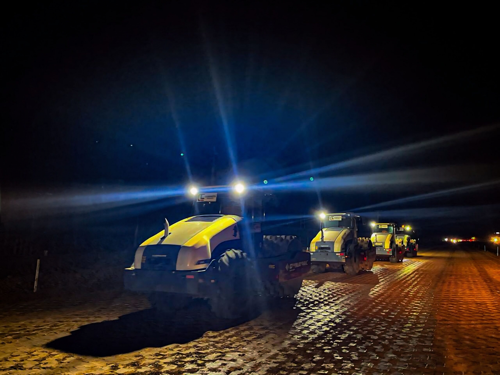 Nova Rota intensifica duplica��o com obras durante a madrugada entre Sorriso e Sinop