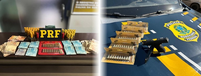 PRF registra apreenses de armas e munies em rodovias de Mato Grosso
