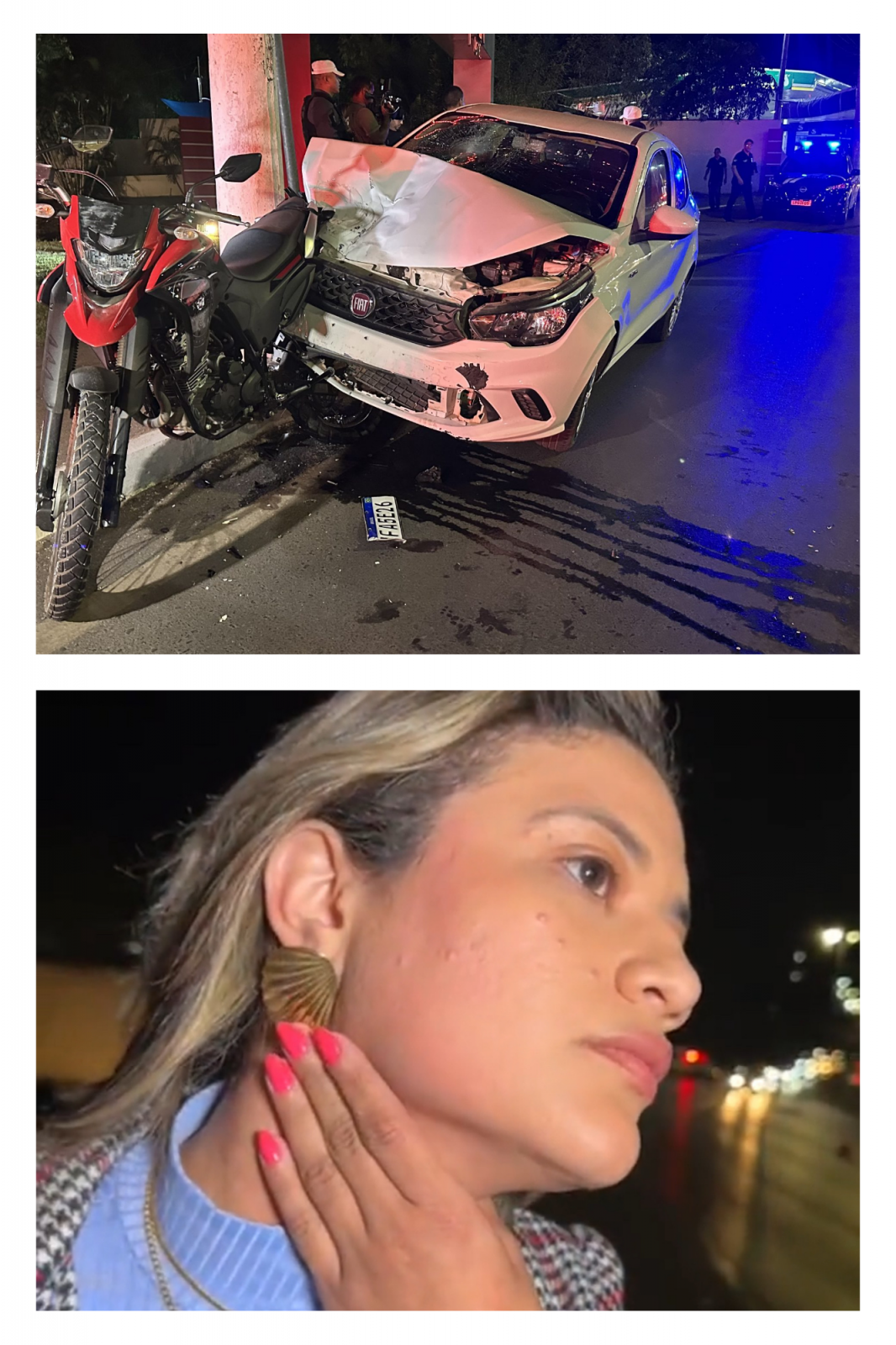 Homem causa acidente e agride jornalista durante cobertura em Cuiab�