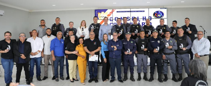 Pol�cia Militar realiza homenagem para conselheiros de seguran�a p�blica de todo o Estado