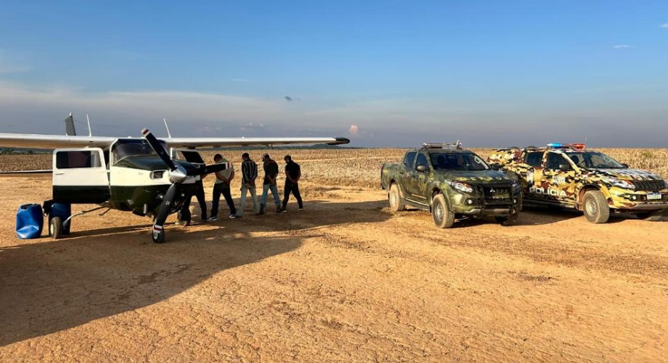 Opera��o em Juara apreende aeronave e prende seis suspeitos de tr�fico internacional de drogas