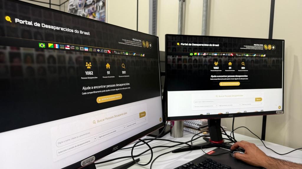 Portal nacional integra informa��es e amplia efici�ncia em investiga��es de pessoas desaparecidas