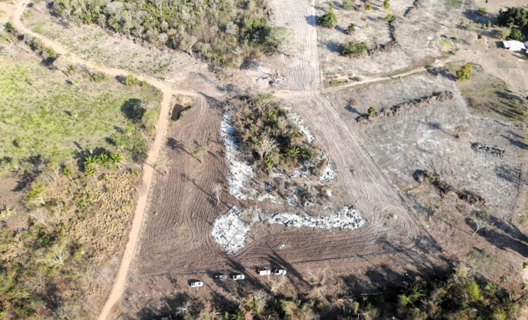 Opera��o integrada identifica queimada ilegal no Pantanal; infrator � multado