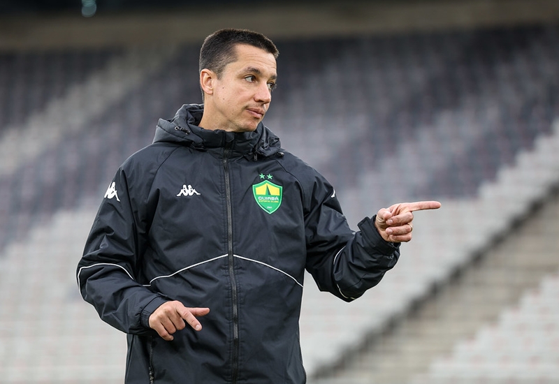 Eduardo Barros destaca poder de rea��o do Cuiab� em empate com a Ferrovi�ria pela S�rie B 