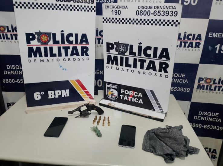 Faccionados s�o detidos por porte ilegal de arma em C�ceres