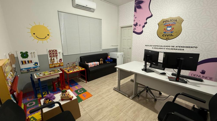 Pol�cia Civil inaugura Sala de Plant�o de Atendimento � Mulher em Alto Araguaia