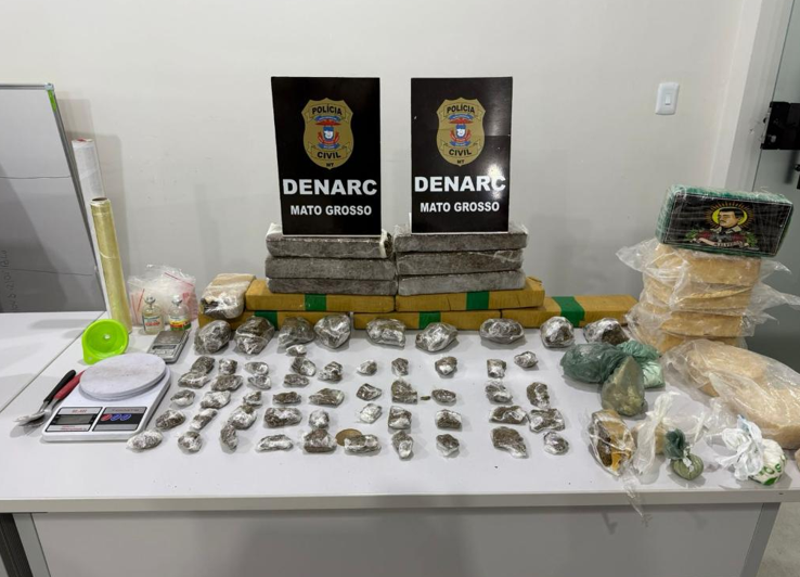 Pol�cia Civil fecha resid�ncia usada por fac��o para armazenar drogas em Cuiab�