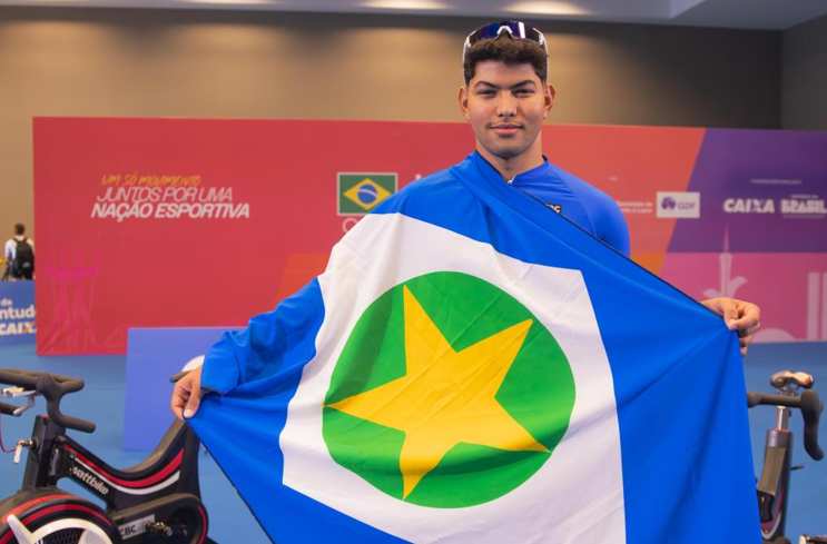 Estudante de MT � bicampe�o da prova de Pot�ncia M�xima do ciclismo nos Jogos da Juventude