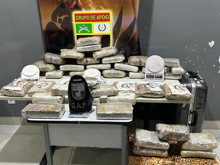 Polcia Militar apreende 41 tabletes de supermaconha e prende trs suspeitos em Vrzea Grande e Cuiab