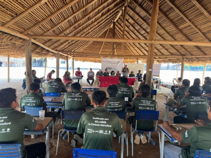 SES promove qualifica��o de agentes ind�genas de sa�de no Alto Xingu