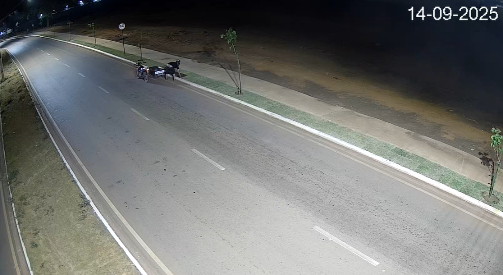 Homem � preso ap�s furtar grama em avenida monitorada pelo Vigia Mais MT