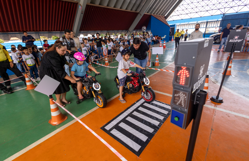 Semob inaugura Escolinha de Trnsito em Rondonpolis para conscientizar crianas