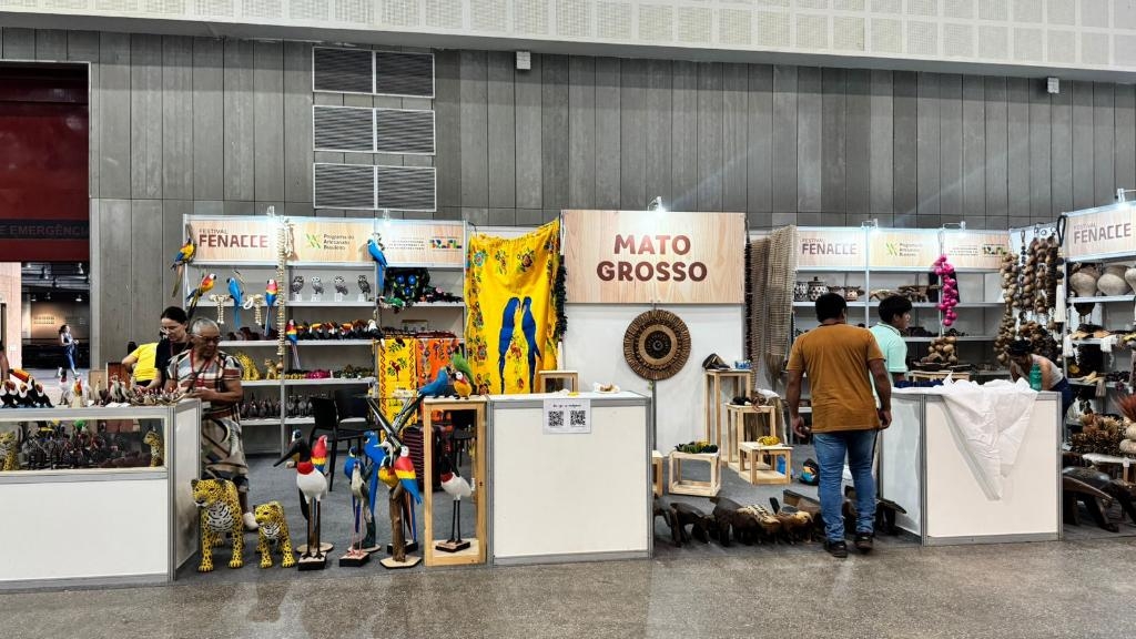 Artesanato de MT movimenta R$ 169 mil em vendas durante evento nacional de artesanato e cultura