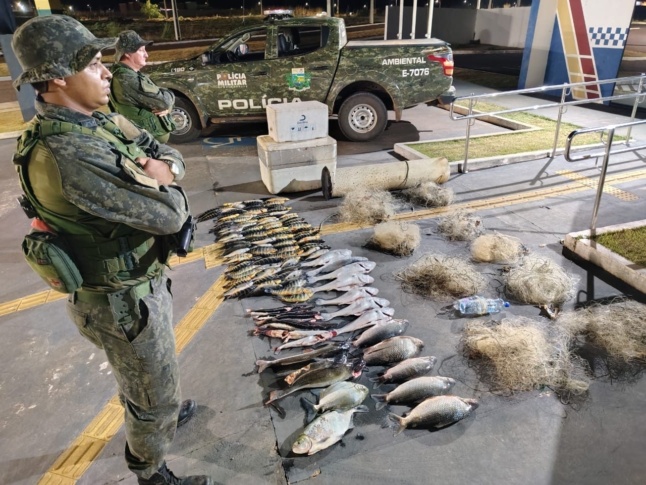 Opera��o no Teles Pires apreende 157 peixes e gera multa de R$ 40 mil em Ita�ba