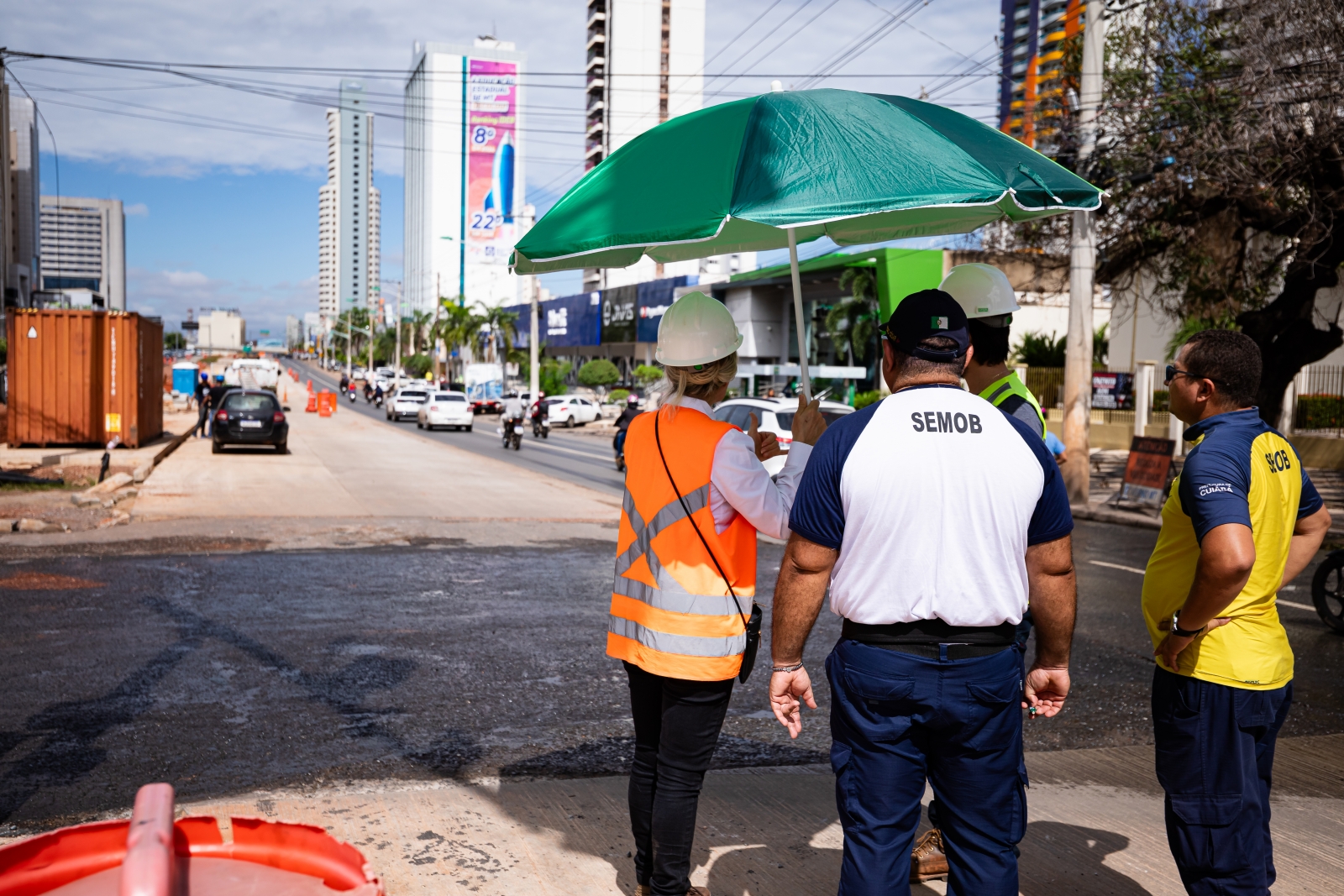 Avenida do CPA ter mudanas no trnsito com desativao de retornos para avano das obras do BRT