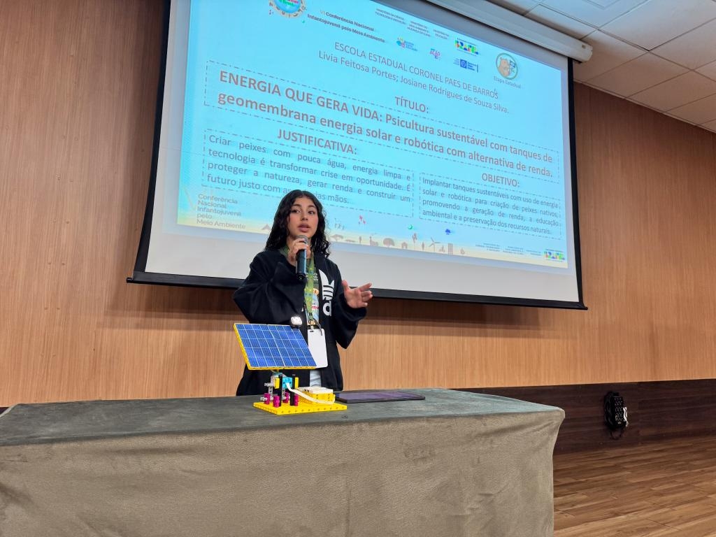 Estudante com projeto classificado em etapa estadual vai representar Mato Grosso em Bras�lia