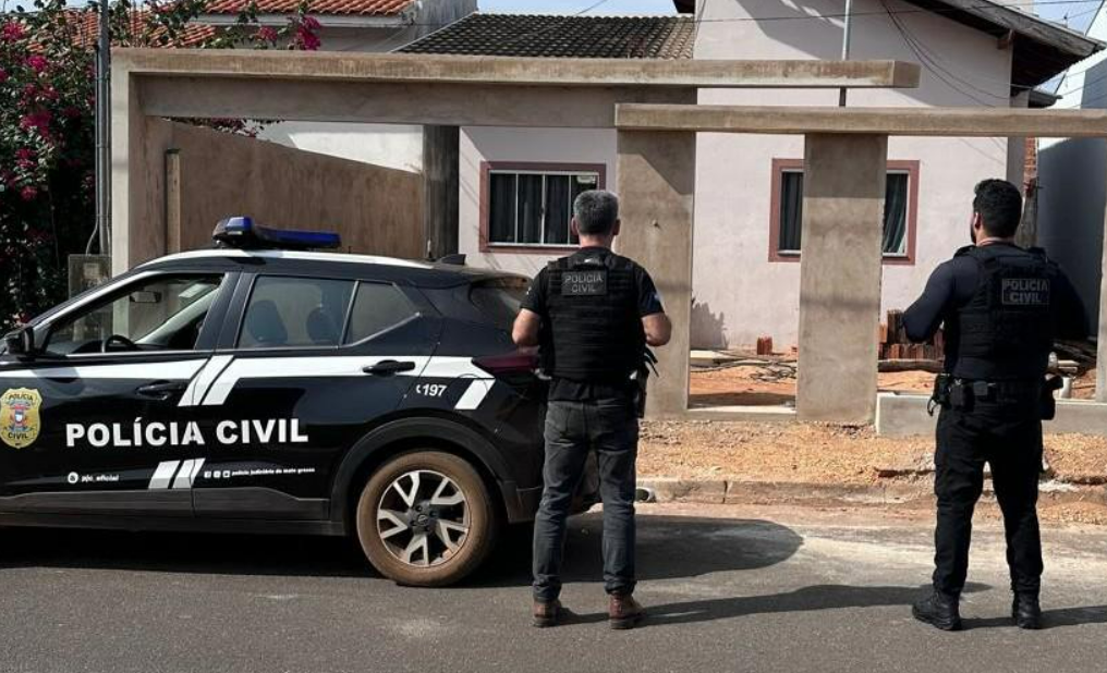 Pol�cia Civil prende investigado por abuso da filha de quatro anos e apreende arma de fogo