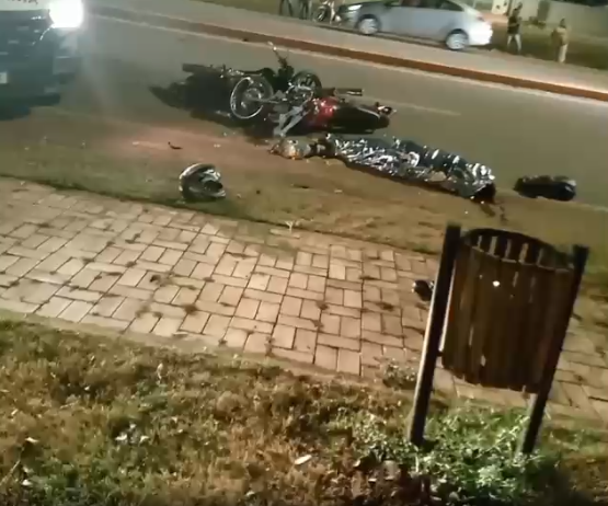 Coliso entre motos deixa morto e ferido grave em Rondonpolis