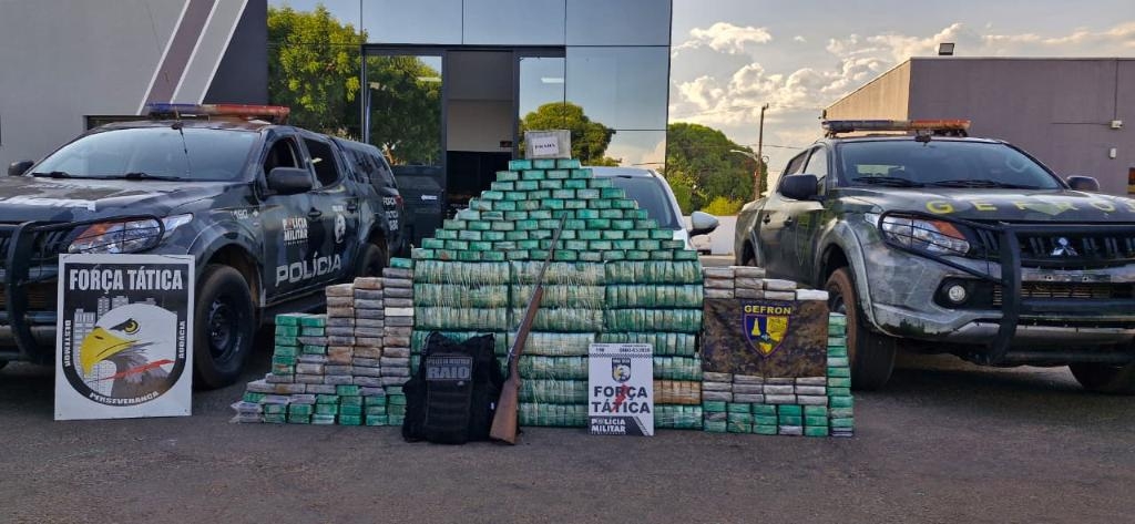 Opera��o apreende mais de 420 quilos de drogas e gera preju�zo de R$ 9 milh�es �s fac��es criminosas