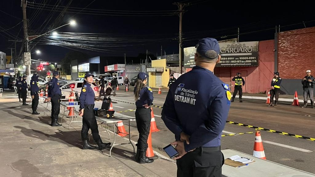 Operao Lei Seca prende 9 motoristas em Vrzea Grande por embriaguez e falta de CNH