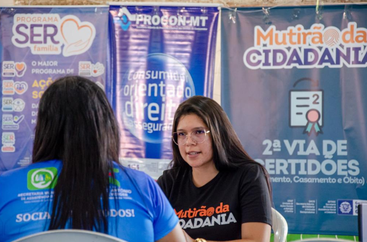 Mutiro da Cidadania leva servios gratuitos a populao de Santo Antnio do Leverger