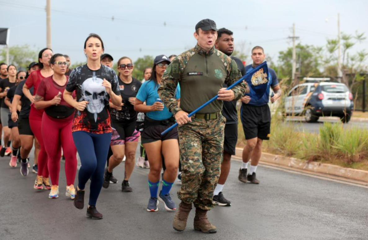 Polcia Militar promove treino para a 25 Corrida Homens do Mato