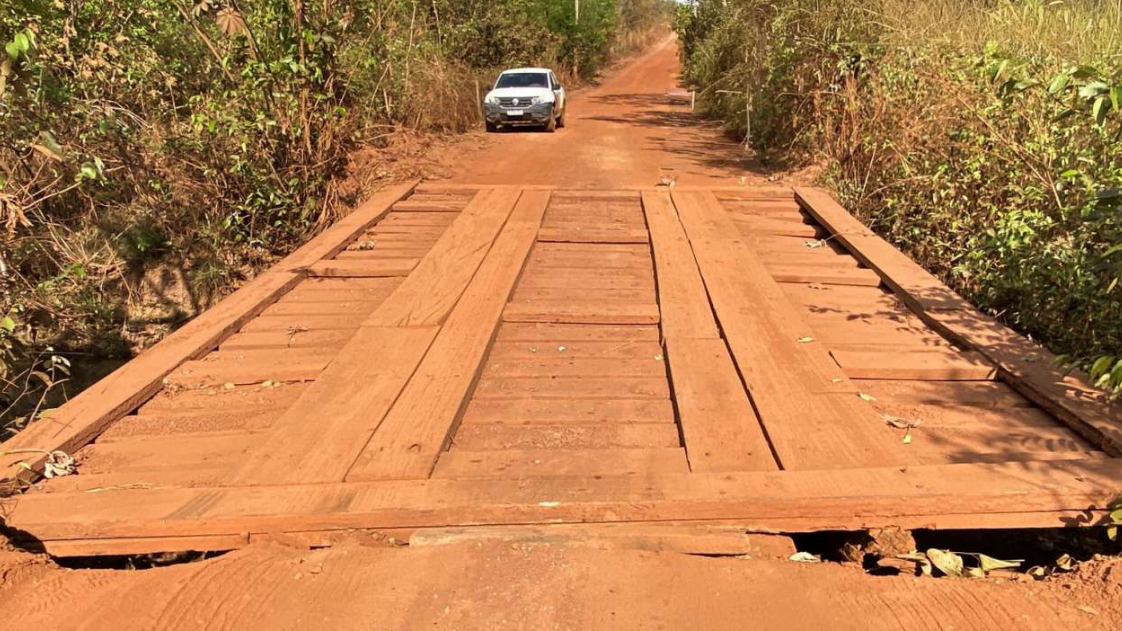Vrzea Grande inicia reconstruo da ponte de acesso  comunidade Sadia 3