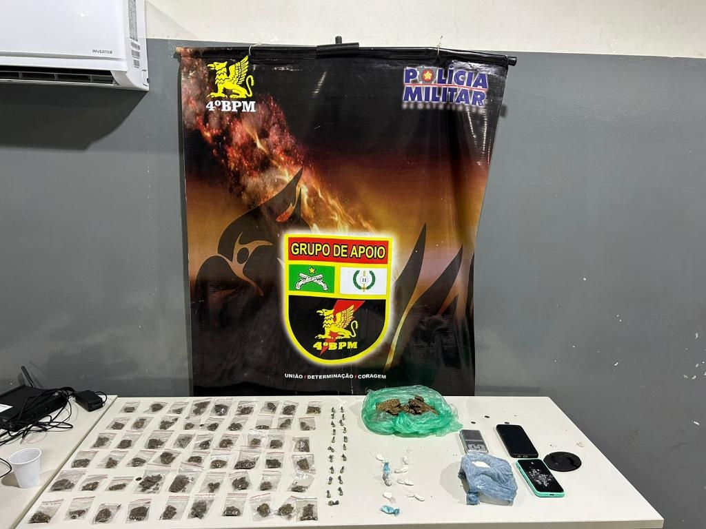 Pol�cia Militar prende faccionado por tr�fico de drogas em V�rzea Grande