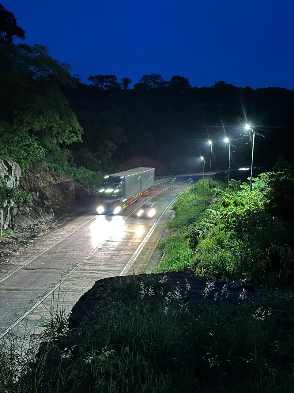 Serra de So Vicente ter operao especial de trfego para obras no final de semana