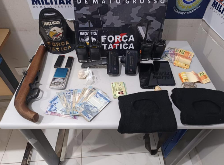 Cinco faccionados s�o detidos pela For�a T�tica em Cuiab�