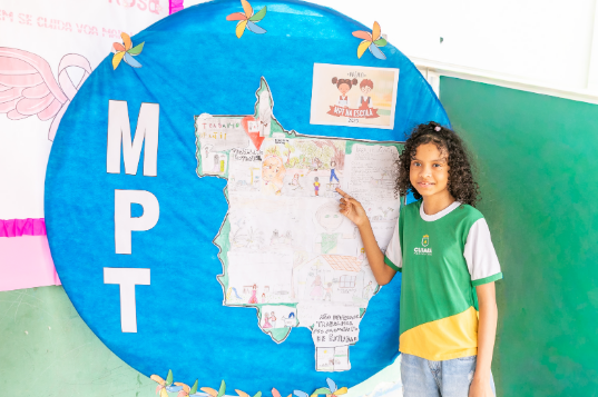 Estudante de Cuiab� conquista pr�mio de melhor desenho de MT contra trabalho infantil